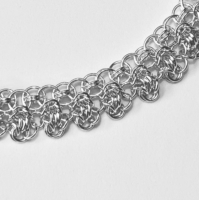 Byzantine Celtic Sterling Silver Necklace