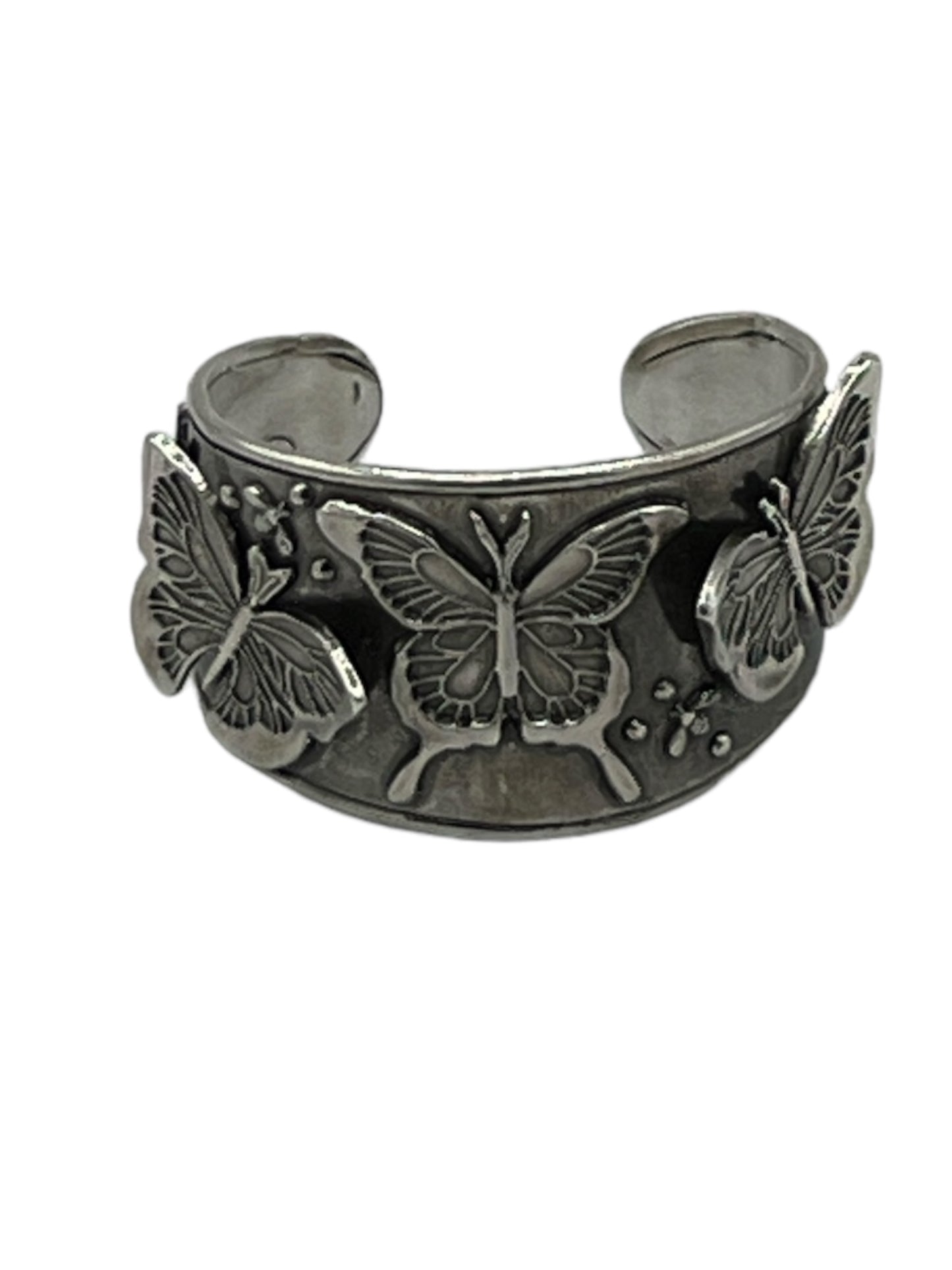 Butterfly Sterling Silver Cuff